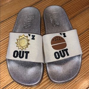 Slip on sandals